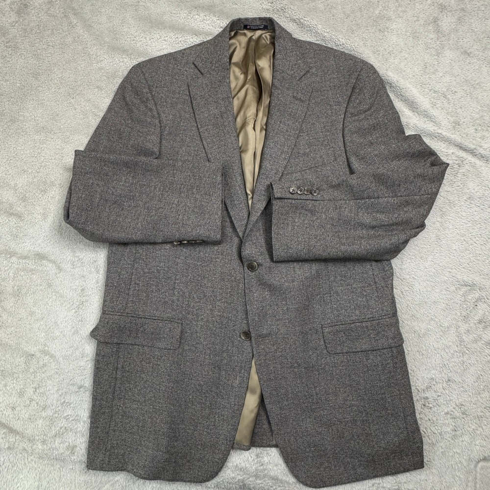 Hart Schaffner Marx Men's Blazer Sport Coat Size 42‎ Grey Made In USA! - Picture 2 of 16
